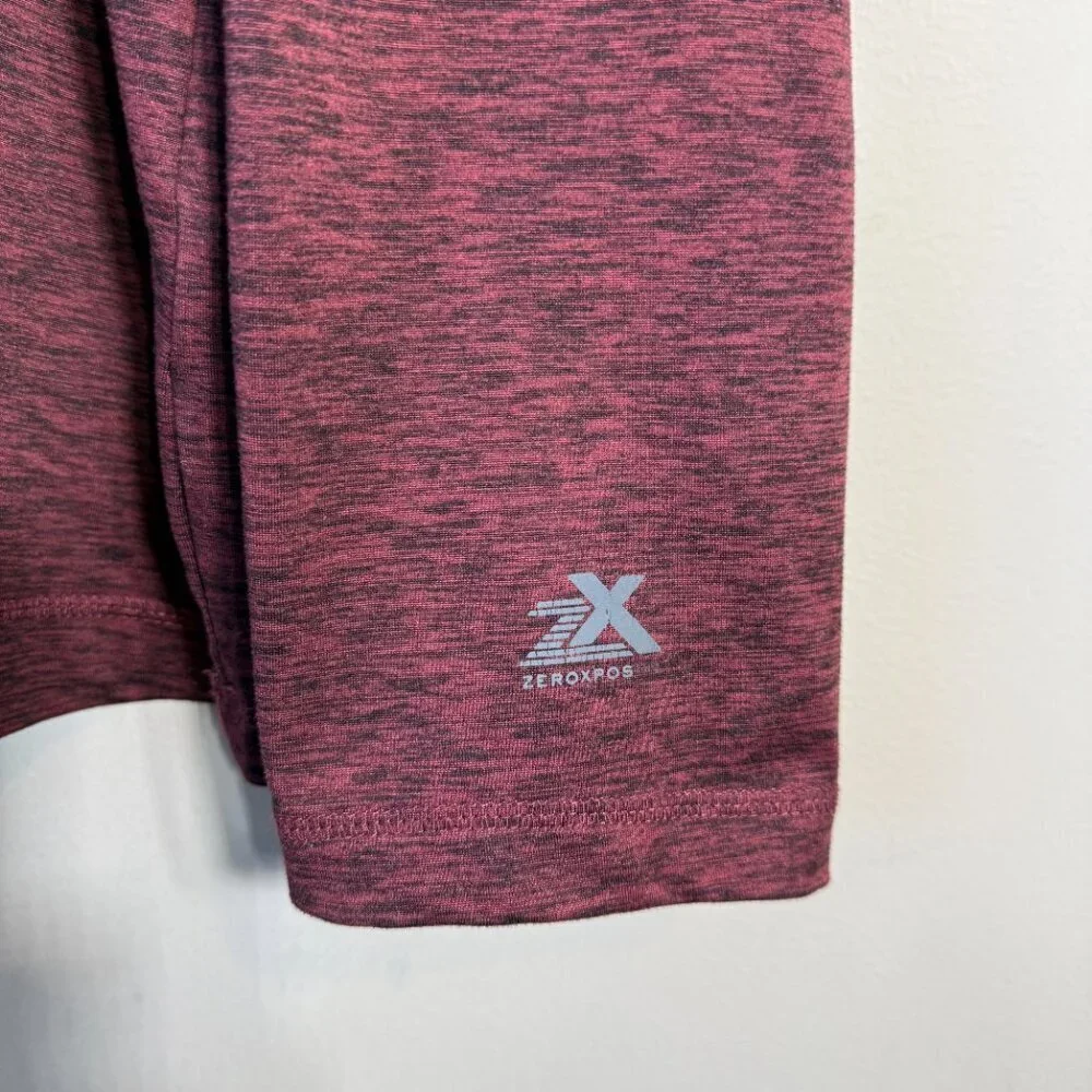 ZeroXposur 1/4 Zip Pullover Jacket Men's XXL Maroon Quick Dry Performance Wear